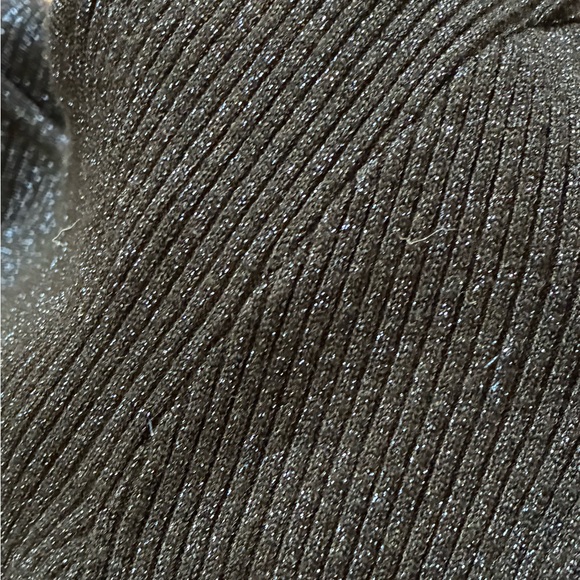 Milly Blue  Ribbed Knit Top - Picture 8 of 8